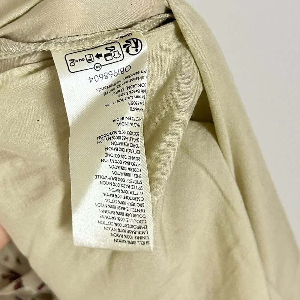 FREE PEOPLE Bali-Juniper Dress in Ivory Size US 0 - Picture 8 of 10